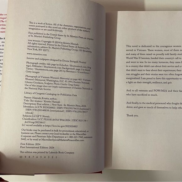 The Women by Kristin Hannah Hardcover Book - Picture 6 of 13